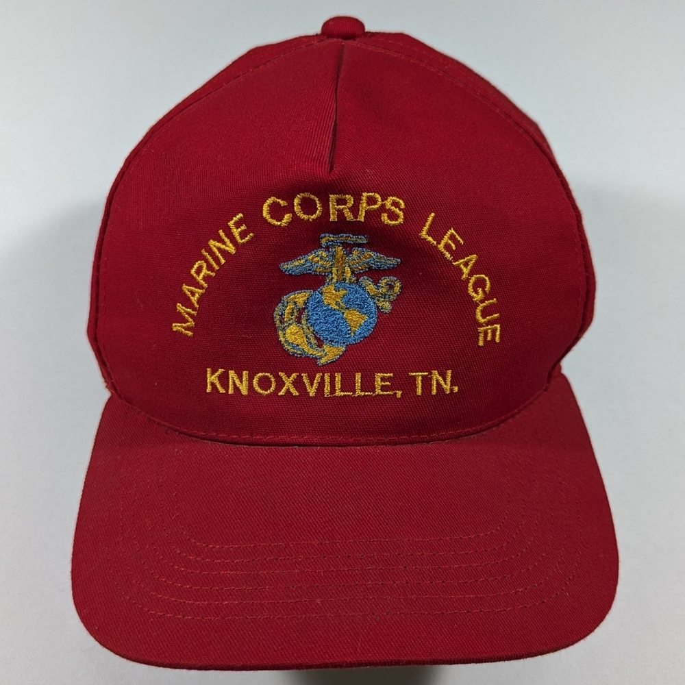 Vintage 80s Marine Corps League Knoxville Tennessee Snapback Hat